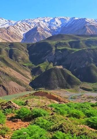 قله قالی کوه لرستان از نمای دور